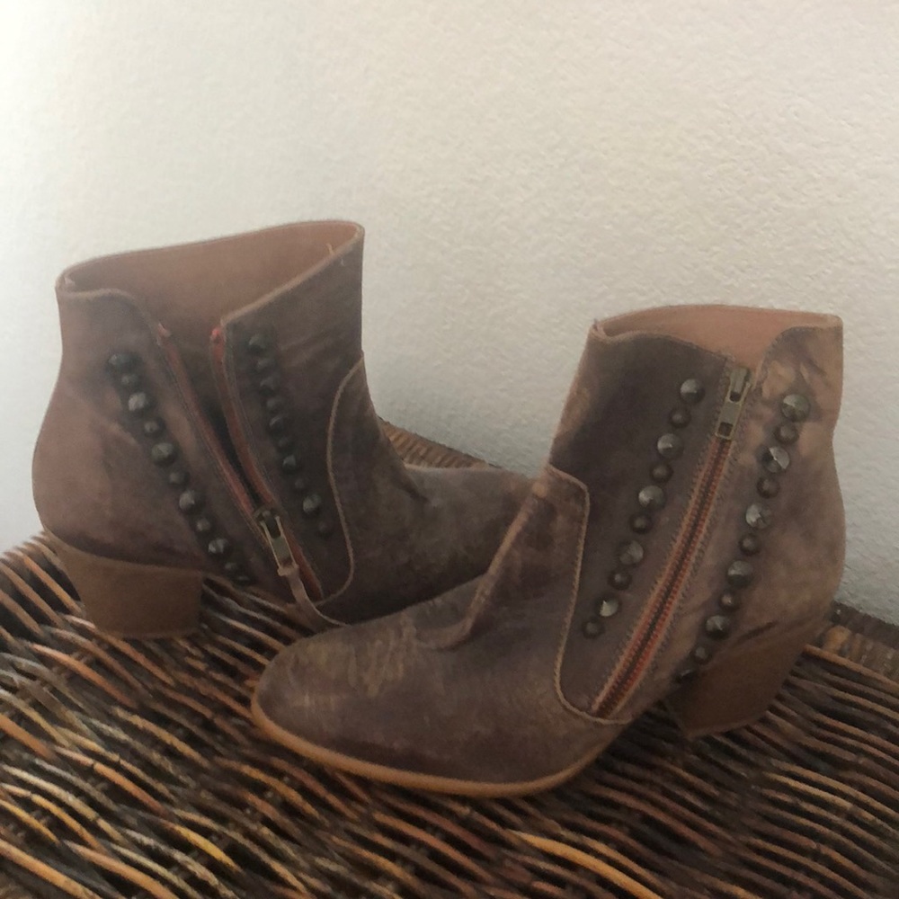 Never worn size 9 booties made in Spain.